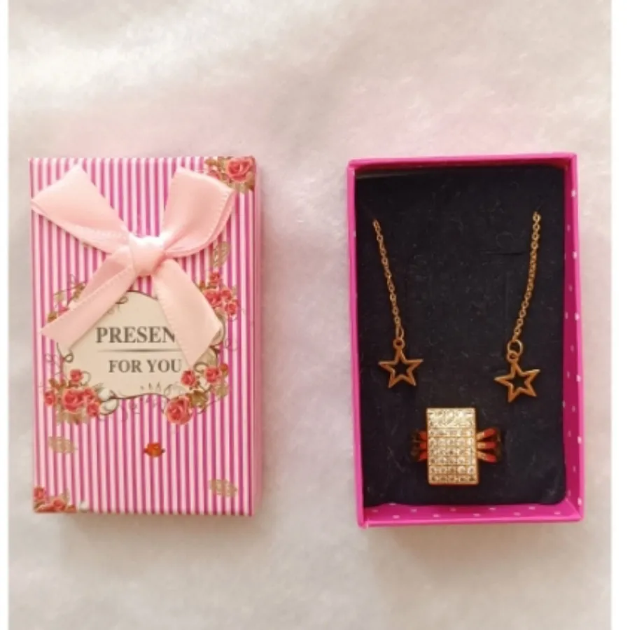 پک هدیه گوشواره و انگشتر
