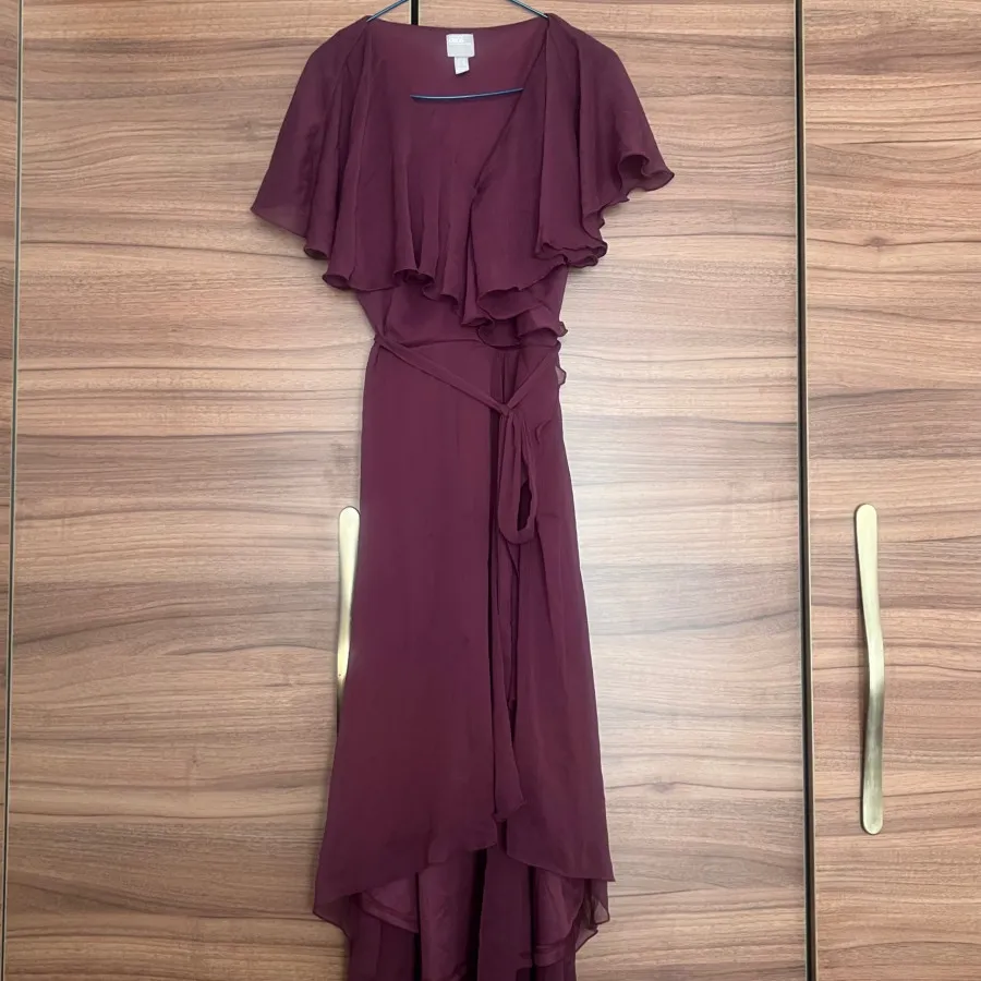 پیرهن میدی شنلداربادمجانی