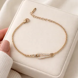 دستبند آبکاری طلا