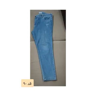 شلوار زنانه لی جین آبی