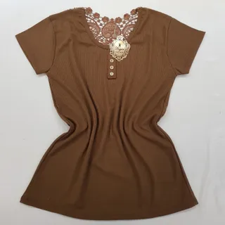 بلوز آستین کوتاه کبریتی