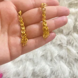 گوشواره ابکاری طلا