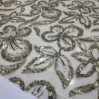 تور کره آیی  ابریشم دوزی