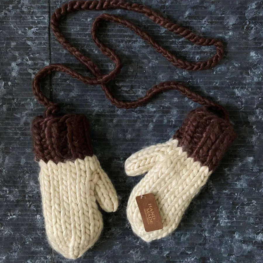 دستکش بافت پینترستی چری