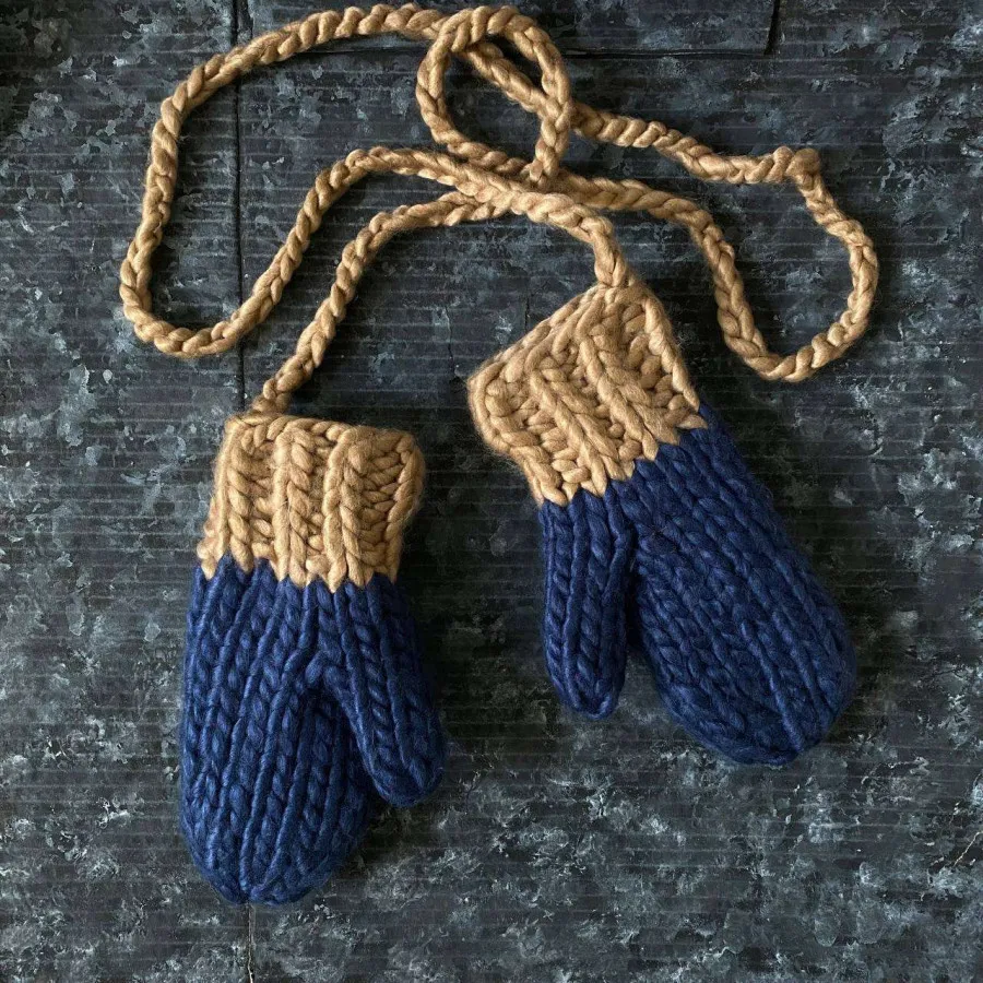 دستکش بافت پینترستی چری