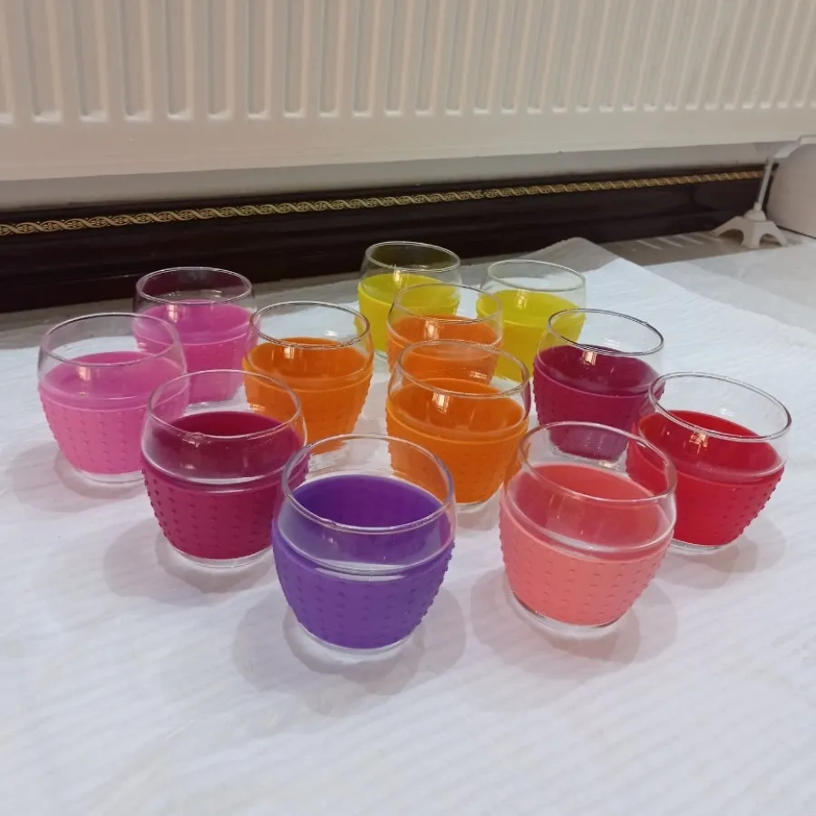 لیوان رنگی سیلیکونی