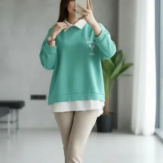 بلوز یقه دار