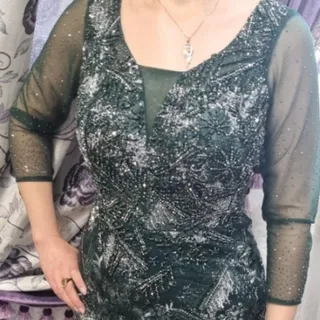 لباس سبز مجلسی