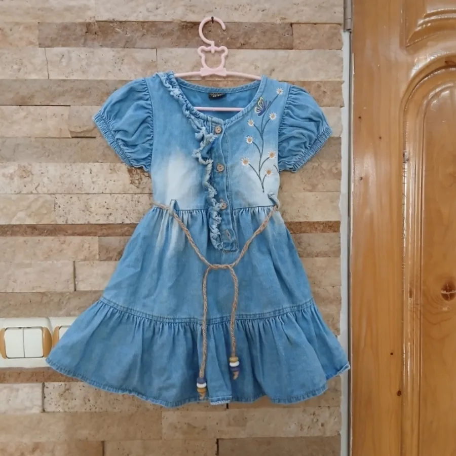 پیراهن جین بچگانه خارجی