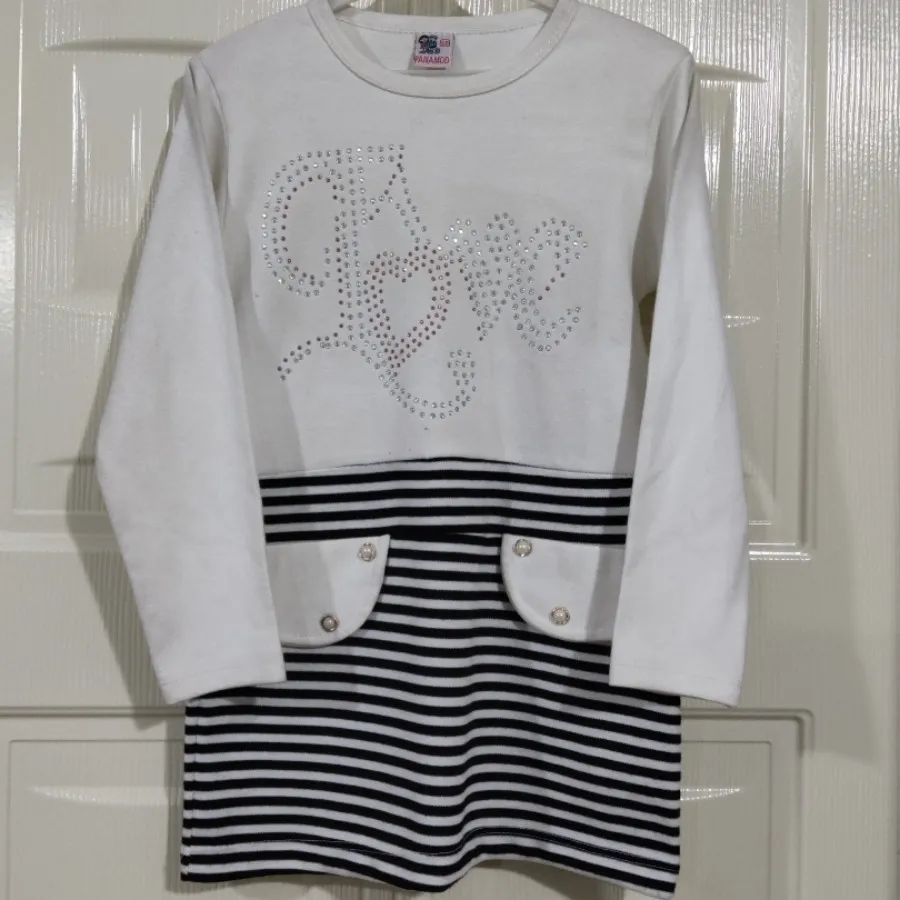 تونیک دخترانه سفید