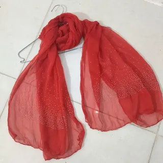 شال مجلسی قرمز یلدایی