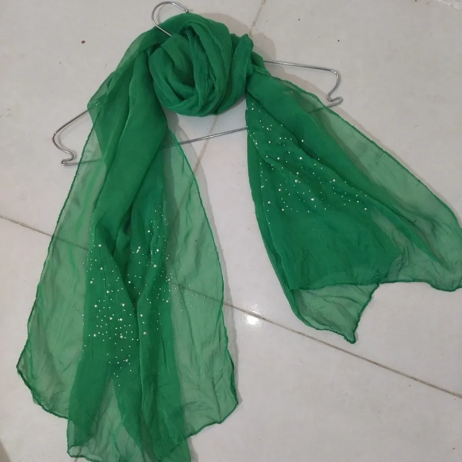 شال مجلسی سبز یلدایی