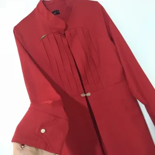 مانتو مجلسی سایز بزرگ قرم