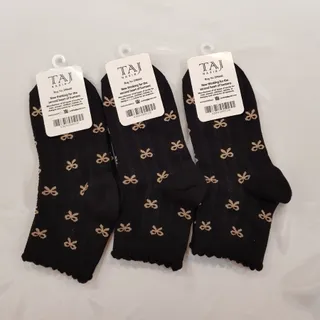 جوراب نیم ساق لب توری