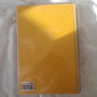 دفتر 200 برگ رحلی جلد طلق