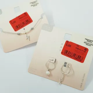 دستبند و گوشواره نقره