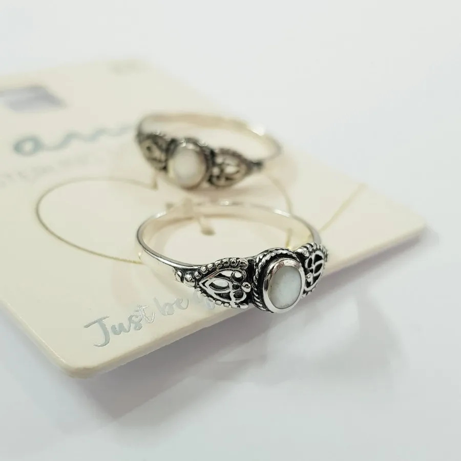 انگشتر نقره 925 سنگ طبیعی