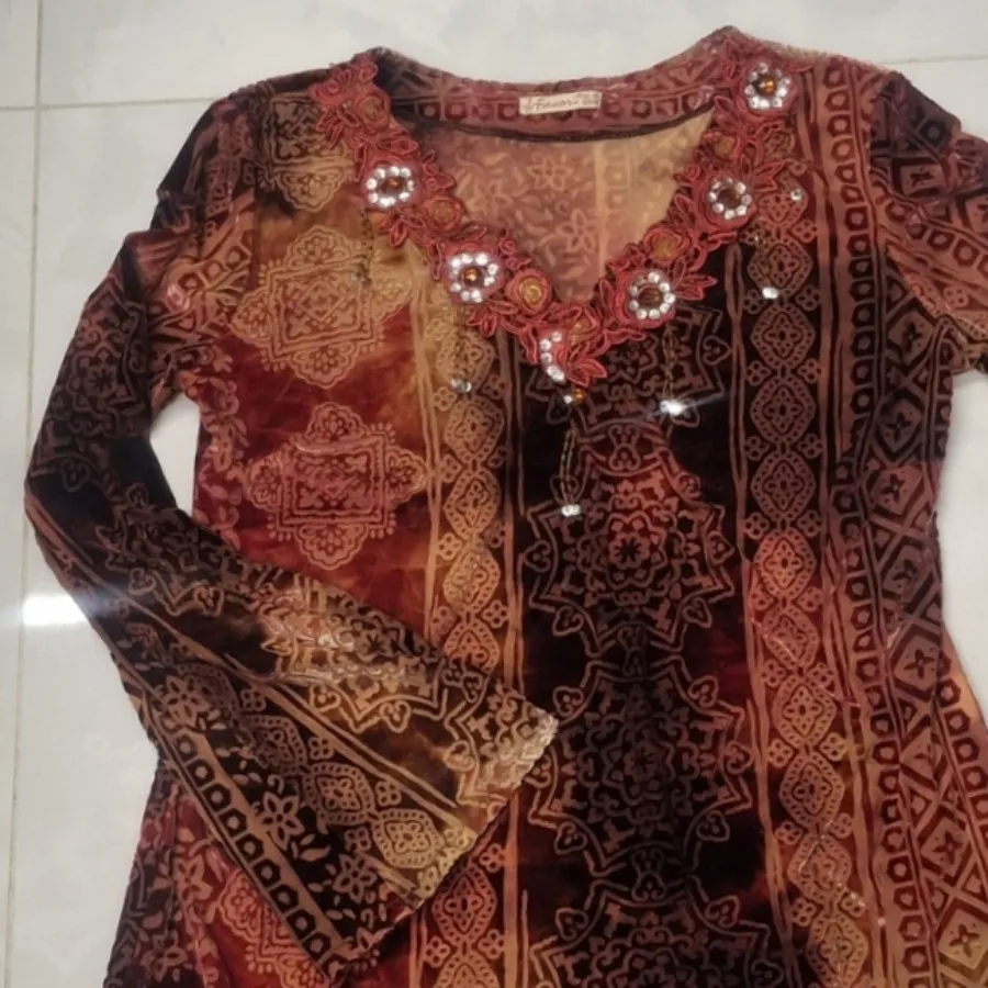 بلوز مخمل چهارفصل