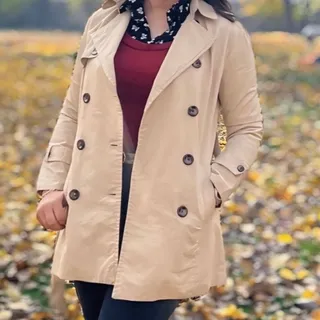 بارانی کوتاه آستردار