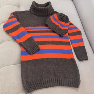 تونیک بافت و کلاه