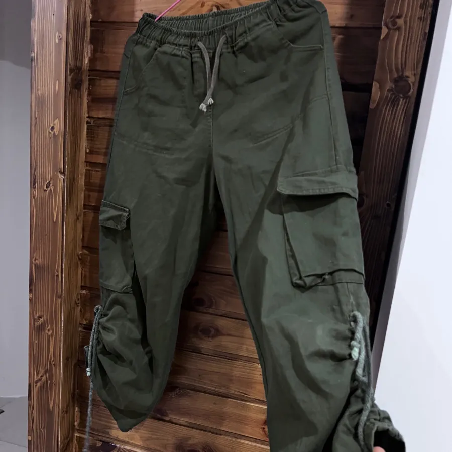 شلوار کتان کارگو