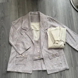 ست سه تیکه کت جلیقه شومیز