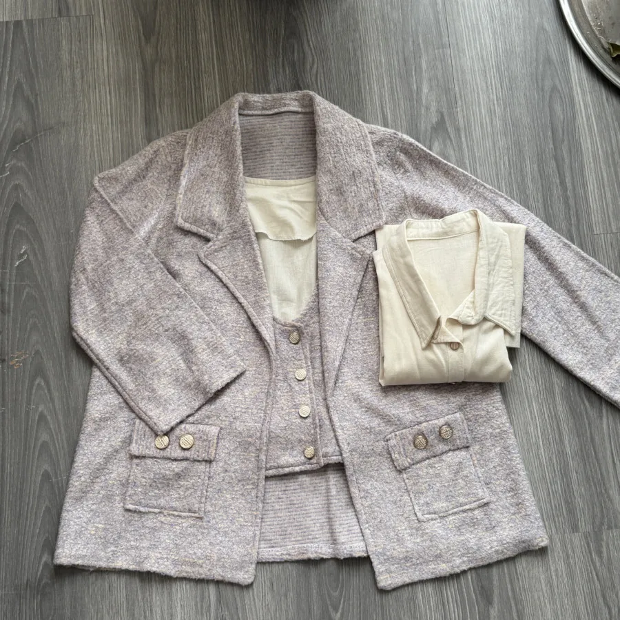 ست سه تیکه کت جلیقه شومیز