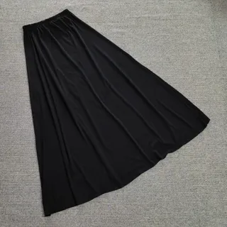 دامن طرحدار بلند مشکی