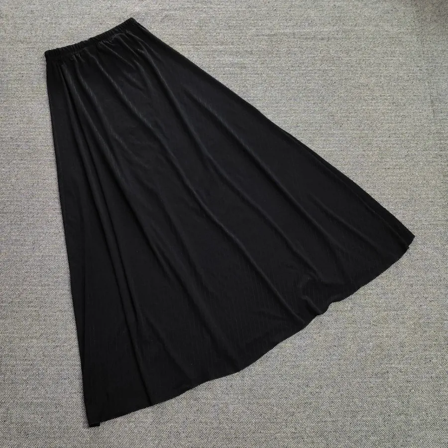 دامن طرحدار بلند مشکی