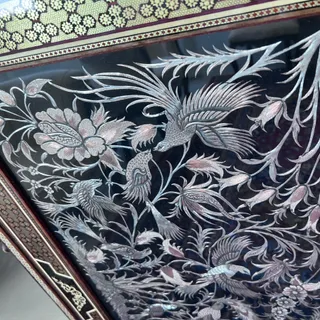 تابلوی مسی خاتم کاری