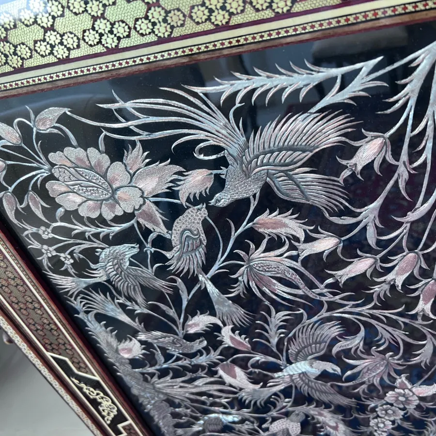 تابلوی مسی خاتم کاری