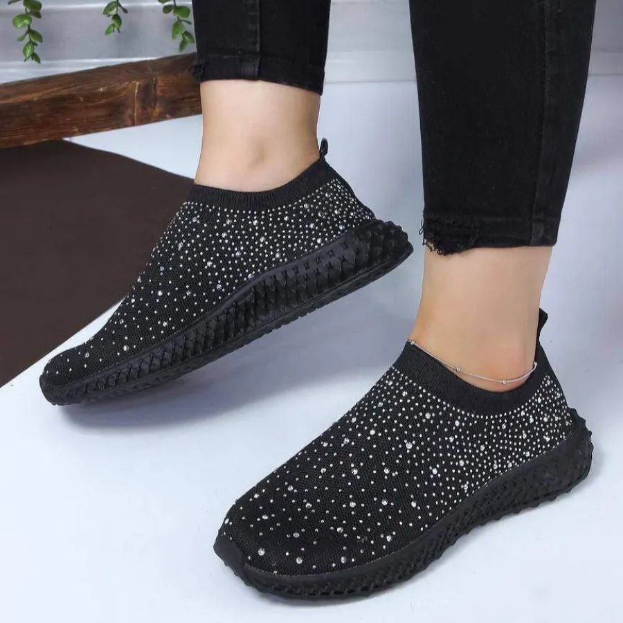 کفش/ ونس بافتی نگینی