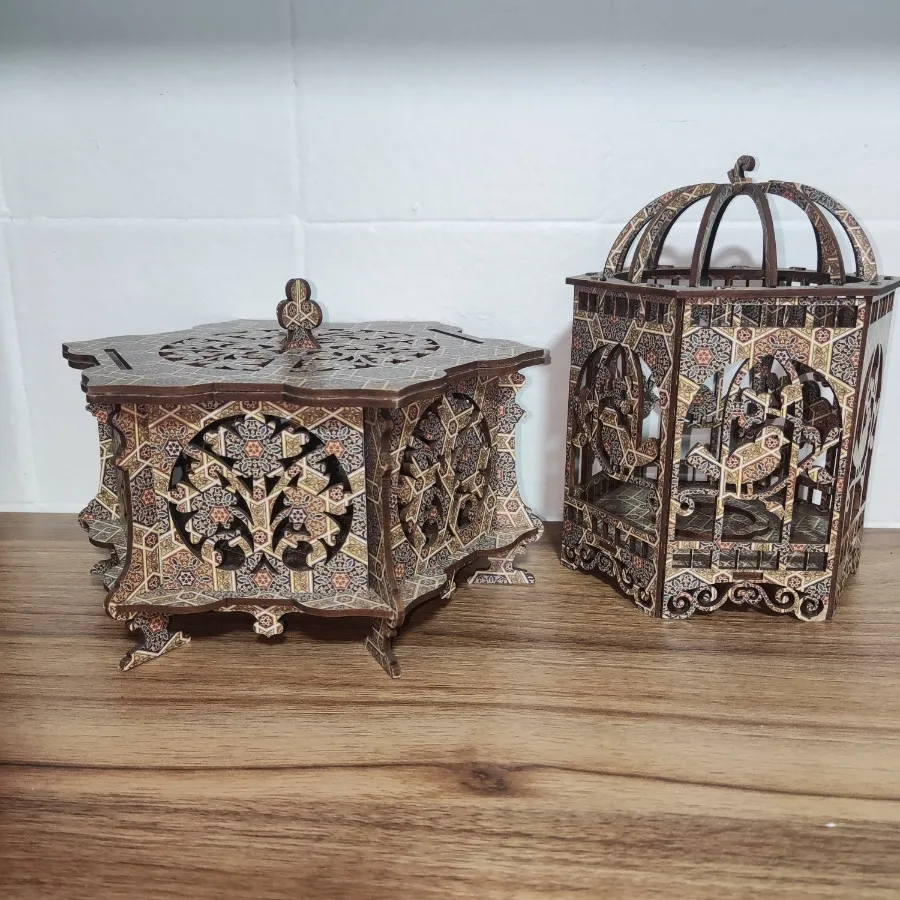 جای شکلات و وارمر چوبی