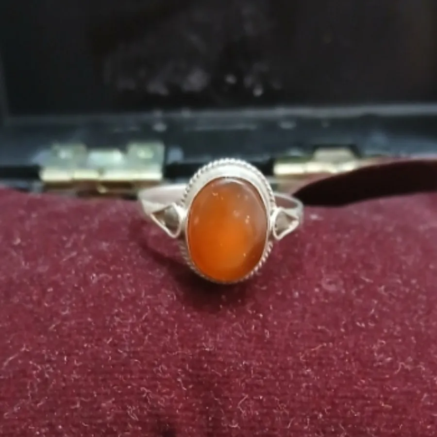 انگشتر نقره عقیق یمنی