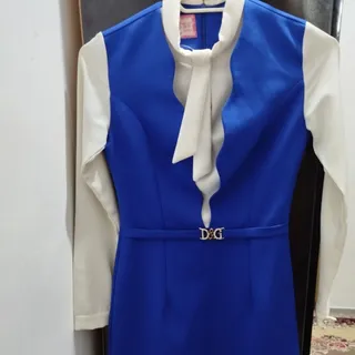 مانتو مزونی آبی