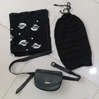 کلاه مینی اسکارف و کیف