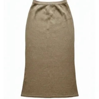 دامن بافت ایتالیایی طلایی