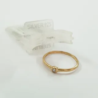 انگشتر نقره 925 طلایی