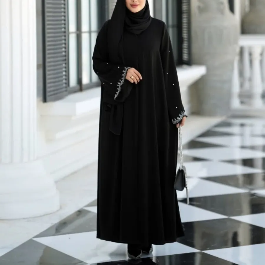 مانتو عبایی مشکی