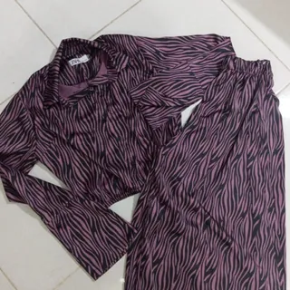 بلوز شلوار ساتن زارا