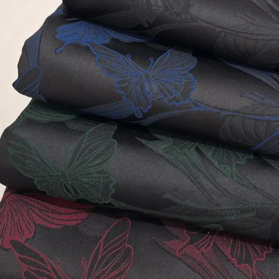 پارچه ژاکارد سبز