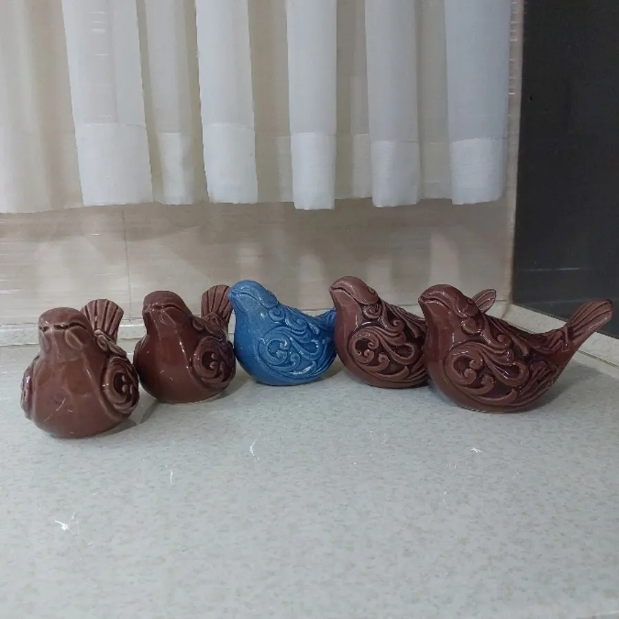 مجسمه کبوتر سفالی