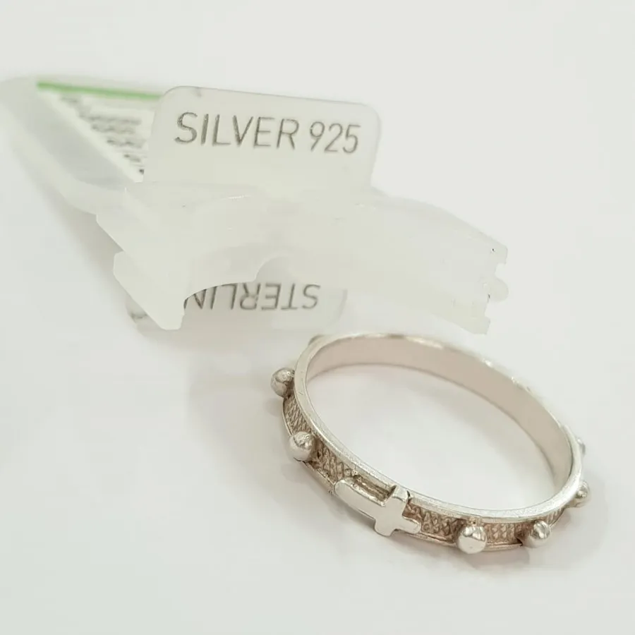 انگشتر نقره 925 صلیب