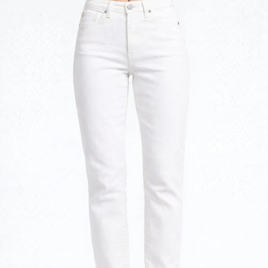 شلوار جین راسته سفید