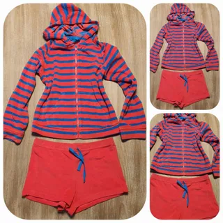 سوییشرت شلوارک حوله ای