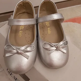 کفش مجلسی دخترانه نقره ای