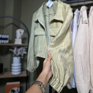 بامبر جکت سبز ماچا