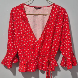 شومیز قرمز شیک