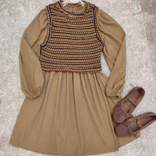 ست دو تکه پیراهن و تتپ