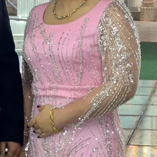 لباس مجلسی / شب صورتی